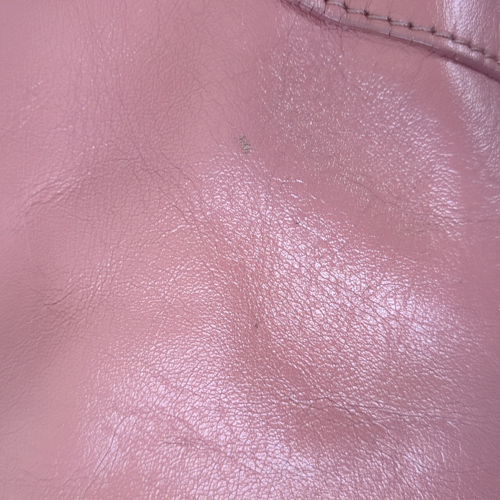 Anthropologie Nest Pink Leather Tote Bag - Picture 5 of 13